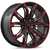RTX Black Widow 5x114.3 17x7.5 +42 Black Machined Red