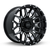 RTX Claw 5x139.7 18x9 -12 Gloss Black Milled With Rivets