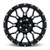 RTX Claw 6x135 18x9 -12 Gloss Black Milled With Rivets