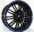 G - LINE ALLOYS G820 5x120 17x7.5 +38 Blue Lip / Black