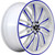 WHITE DIAMOND W3108 10x100 17x7.5 +35 White / Blue