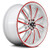 WHITE DIAMOND W3108L 5x100 17x7.5 +35 White / Red