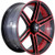 WHITE DIAMOND W3198 6x139.7 22x9.5 +30 Red Face / Black