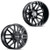 MAYHEM COGENT DUALLY (8107D) GLOSS BLACK MILLED 20x8 -200 115mm 142mm
