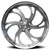 Corsart Argon 6 6x135 24x10 +31 Brushed Silver Diamond Cut Lip