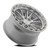 Arena Atlas 6x139.7 17x9 +0 Gloss Silver Machined