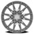 Arena Lusso 6x139.7 22x9.5 +3 Gloss Silver Brushed