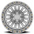 Arena Podium 6x139.7 17x9 -12 Gloss Silver Machined