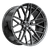 Arvano AV-53 Blank 24x9 +15 Gloss Black & Brushed Double Dark Tint