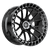 Arvano AVX-104 Blank 20x9 +32 Gloss Black Center & Diamond Cut Ring With Dark Tint