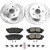 Power Stop 15-17 Lexus NX200t Rear Z23 Evolution Sport Brake Kit - K7739