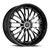 Cavallo CLV-42 Blank 24x9 +18 Gloss Black & Machined