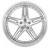 WORK Durandal DD5.2 Silver Polished Wheel — Angled View