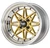 WORK Equip 03 15x11.5 Gold Wheel — Angled View