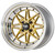 WORK Equip 03 15x11.5 Gold Wheel — Angled View