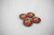 Red/Gold Work W Center Cap - Small Base