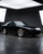 1991 Nissan 240sx hatchback, black with aftermarket wheels - visualization by THREEPIECE.US
