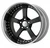 WORK Equip E05 Black Anodized Wheel — Angled View