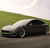 Lowered Grey Tesla Model 3 with BBS LM Gunmetal Wheels