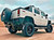 Silver H2 Hummer with Black American Truxx Armor Rims
