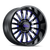 Cali Off-Road Summit 9110 5x127 22x12-51 Gloss Black/Blue Milled Spokes