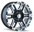 Ion Type 179 5x127 16x8+10 Black/Machined Face/Machined Lip