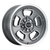Vision American-Muscle 148 Shift 5x120.65 15x7+6 Satin Grey Machined Face/Lip