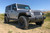 JK Jeep Wrangler Grey with Satin Black AR172 Baja American Racing Rims