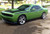 Green Dodge Challenger With American Racing AR605 Torq Thrust Wheels