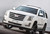White Cadillac Escalade with Black Asanti Apollo Wheels