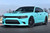 Teal Dodge Charger Hellcat with Black Asanti Leo Wheels