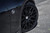 Black Nissan 370Z Convertible with Black Asanti Leo Rims