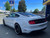 White S550 Mustang with Black Asanti Sigma Wheels