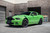 Green S197 Mustang with Asanti Sigma Black Wheels