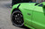 Green S197 Mustang with Asanti Sigma Black Wheels