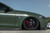 Green Bagged BMW 5 Series with Black Asanti Reign Wheels