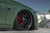 Green Bagged BMW 5 Series with Black Asanti Reign Wheels