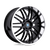Beyern MESH 5X120 19X8.5 +30 GLOSS BLACK W/ MIRROR CUT LIP