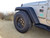 Silver Jeep Wrangler 2014 JK with Black Rhino Alpine Machined Rims