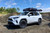 White Toyota Rav4 with Black Rhino Boxer Black Rims