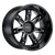 Black Rhino LOCKER 5X110 18X8 +30 GLOSS BLACK W/ MILLED SPOKES