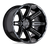 Black Rhino RAMPAGE 6X139.7 20X9.5 +12 GLOSS BLACK W/ MIRROR CUT FACE & TRANSLUCENT CLEAR