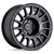 Black Rhino SANDSTORM 5X100 18X8 +35 SEMI GLOSS BLACK W/ MACHINED DARK TINT RING