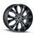 Mazzi Hustler 342 5x115/5x120 20x8.5+18 Gloss Black/Machined Face