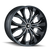 Mazzi Hustler 342 4x100/4x114.3 18x7.5+40 Gloss Black/Machined Face
