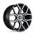 DUB 1PC S209 ROYALTY 6X135/6X139.7 22X9.5 +30 GLOSS MACHINED DOUBLE DARK TINT