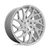 DUB 1PC S261 G.O.A.T. 5X139.7 24X10 +25 SILVER BRUSHED FACE