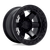 Fuel 1PC D122 BLOCK BEADLOCK 5X127 17X9 -15 MATTE BLACK WITH MATTE BLACK RING