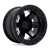 Fuel 1PC D122 BLOCK BEADLOCK 6X135 17X9 -15 MATTE BLACK WITH MATTE BLACK RING