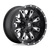 Fuel 1PC D513 THROTTLE 8X170 18X9 +1 MATTE BLACK MILLED